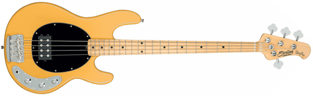 Sterling By Musicman Stingray Classic Ray24ca Active 1h Mn - Butterscotch - Solid body elektrische bas - Main picture