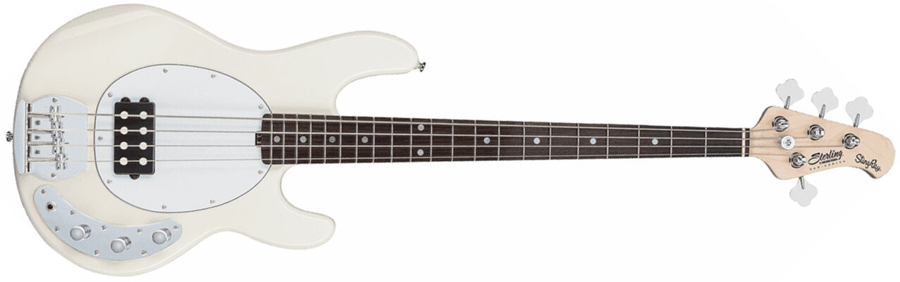 Sterling By Musicman Sub Ray4 Active Jat - Vintage Cream - Solid body elektrische bas - Main picture