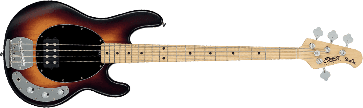 Sterling By Musicman Sub Ray4 (mn) - Vintage Sunburst Satin - Solid body elektrische bas - Main picture