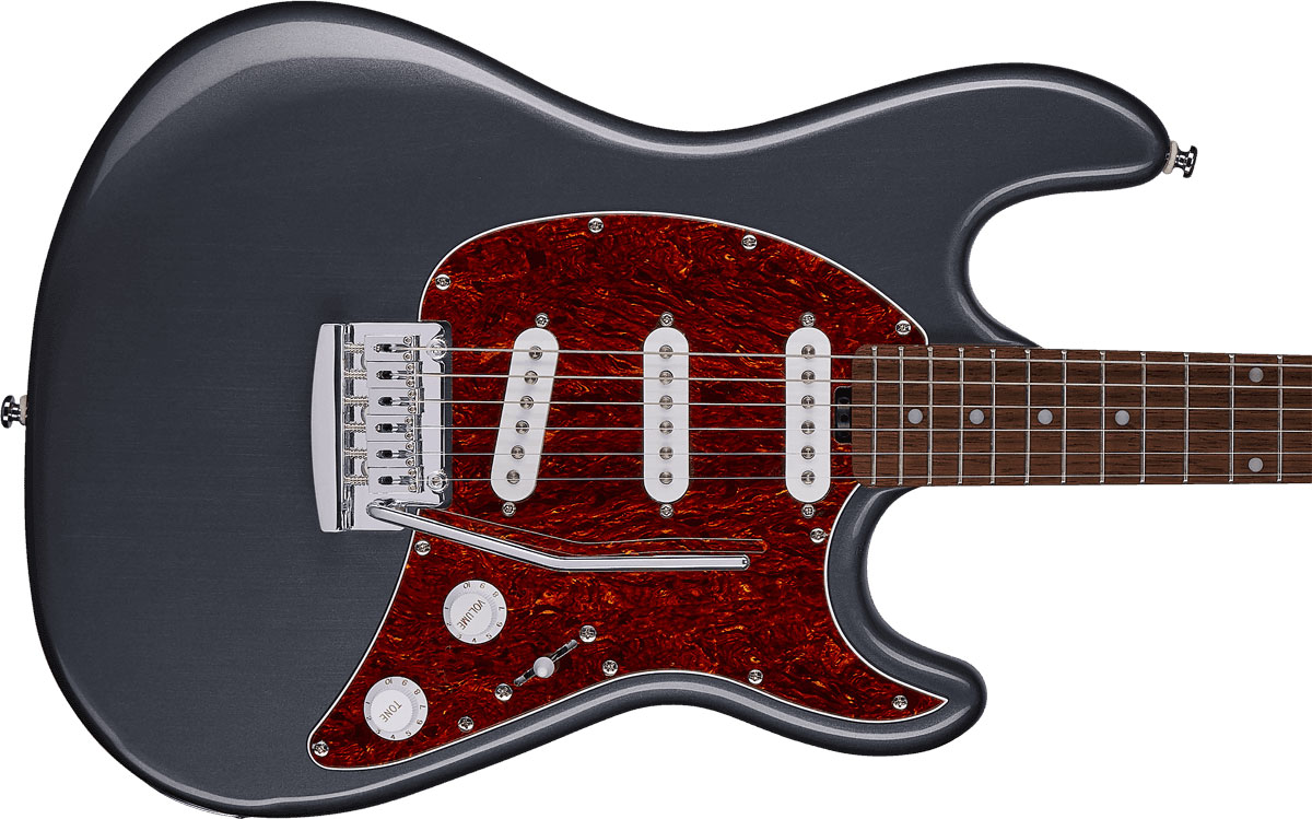 Sterling By Musicman Cutlass Ct30sss 3s Trem Rw - Charcoal Frost - Elektrische gitaar in Str-vorm - Variation 2