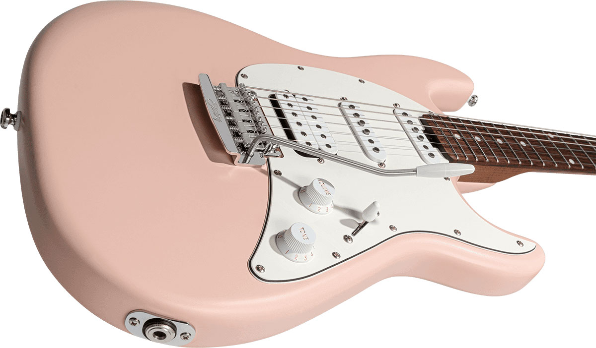 Sterling By Musicman Cutlass Ct50hss Trem Rw - Pueblo Pink Satin - Elektrische gitaar in Str-vorm - Variation 2