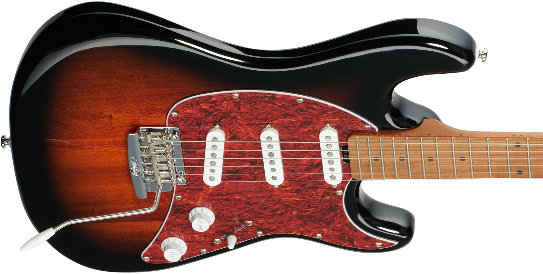 Sterling By Musicman Cutlass Ct50sss 3s Trem Mn - Vintage Sunburst - Elektrische gitaar in Str-vorm - Variation 2