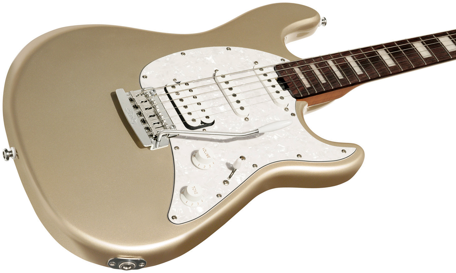 Sterling By Musicman Cutlass Plus Ct50xhss Hss Trem Rw - Cashmere - Elektrische gitaar in Strat vorm - Variation 2