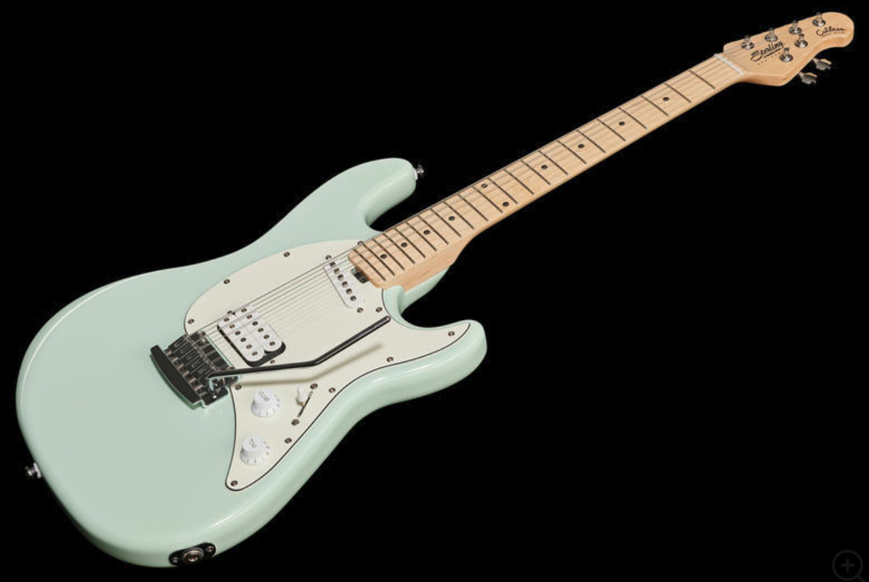 Sterling By Musicman Cutlass Short Scale Ctss30hs Trem Mn Mn - Mint Green - Elektrische reisgitaar - Variation 2