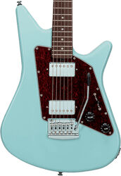 Kenmerkende elektrische gitaar Sterling by musicman Albert Lee AL40 - Daphne blue