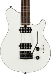 Enkel gesneden elektrische gitaar Sterling by musicman Axis AX3S - White