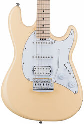 Elektrische gitaar in str-vorm Sterling by musicman Cutlass CT30HSS - Vintage cream