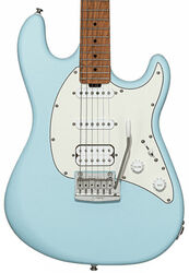 Elektrische gitaar in str-vorm Sterling by musicman Cutlass CT50HSS (MN) - Daphne blue satin