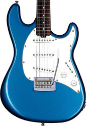 Elektrische gitaar in str-vorm Sterling by musicman Cutlass CT50SSS (RW) - Toluca lake blue