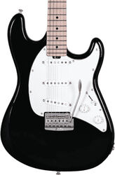 Retro-rock elektrische gitaar Sterling by musicman Cutlass CT50SSS (MN) - Black