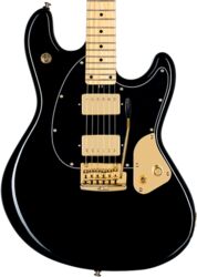 Elektrische gitaar in str-vorm Sterling by musicman Jared Dines Stingray - Black gold