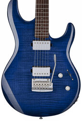 Elektrische gitaar in str-vorm Sterling by musicman Steve Lukather Luke LK100 - Blueberry burst