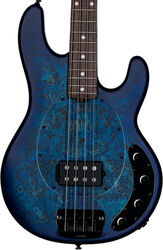 Solid body elektrische bas Sterling by musicman Stingray Ray34PB (RW) - Neptune blue satin