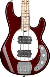 Solid body elektrische bas Sterling by musicman Stingray Ray4HH (MN) - Candy apple red