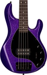 Solid body elektrische bas Sterling by musicman Stingray5 Ray35 (RW) - Purple sparkle