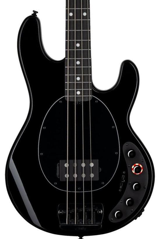 Solid body elektrische bas Sterling by musicman Darkray - Full black