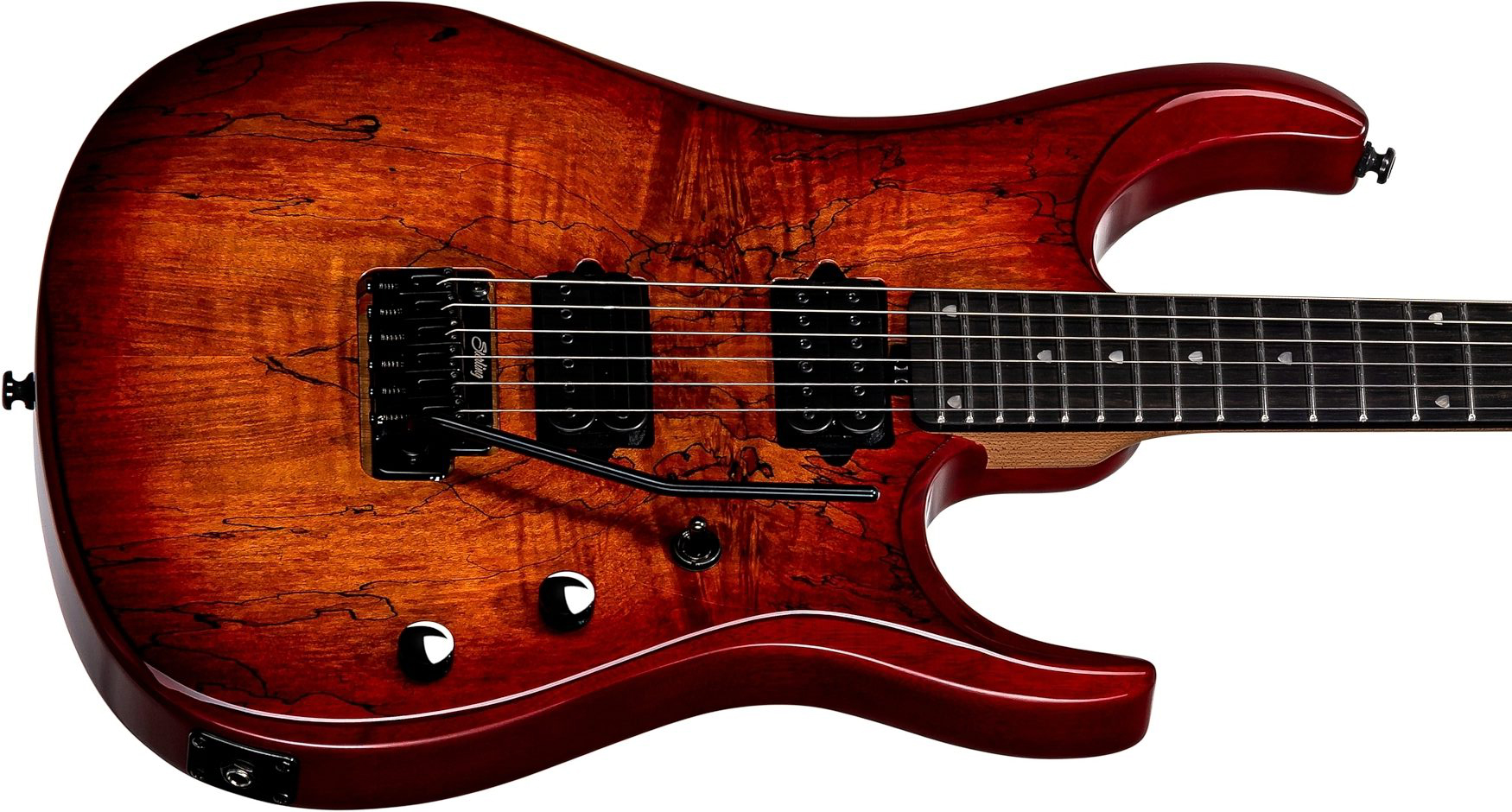 Sterling By Musicman John Petrucci Jp150dsm Dimarzio Signature 2h Trem Eb - Blood Orange Burst - Kenmerkende elektrische gitaar - Variation 2