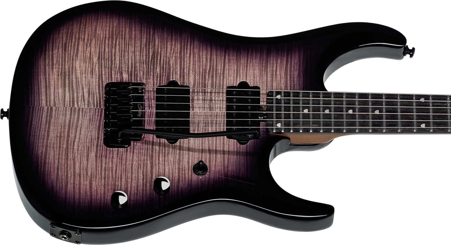 Sterling By Musicman John Petrucci Jp150dfm Dimarzio Signature 2h Trem Eb - Eminence Purple - Kenmerkende elektrische gitaar - Variation 2