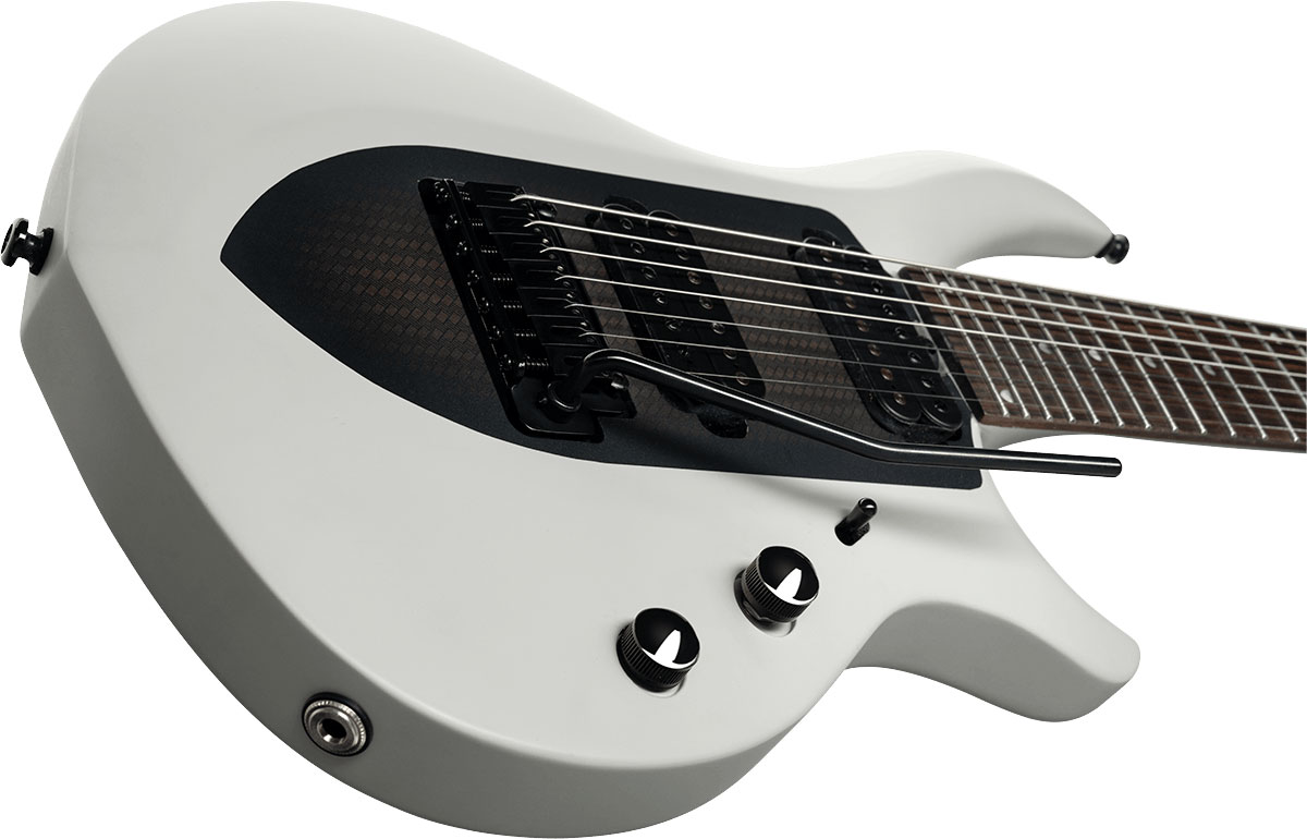 Sterling By Musicman John Petrucci Majesty Maj170 Signature 7c  2h Trem Rw - Chalk Grey - Kenmerkende elektrische gitaar - Variation 2