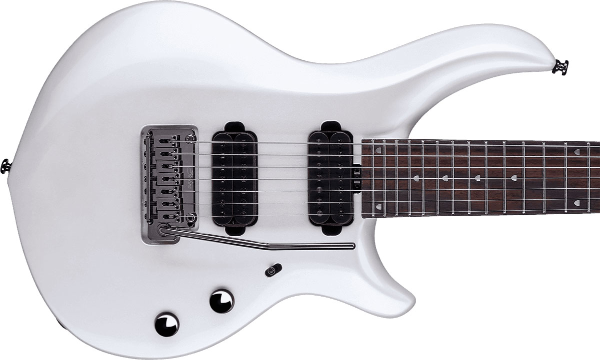 Sterling By Musicman John Petrucci Majesty X Maj170x Signature Hh Trem Rw - Pearl White - 7-snarige elektrische gitaar - Variation 2