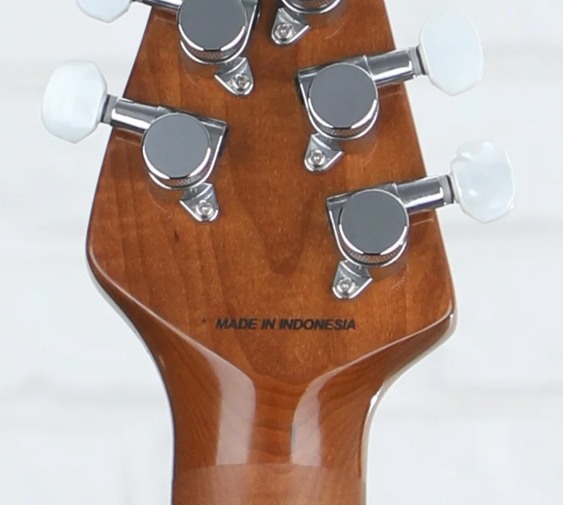 Sterling By Musicman Omar Rodriguez Lopez Mariposa Signature 2h Trem Rw - Daphne Blue - Retro-rock elektrische gitaar - Variation 5