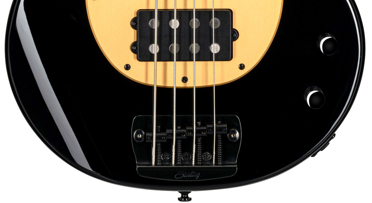 Sterling By Musicman Pete Wentz Stingray Signature 4c 1h Mn - Black - Solid body elektrische bas - Variation 4