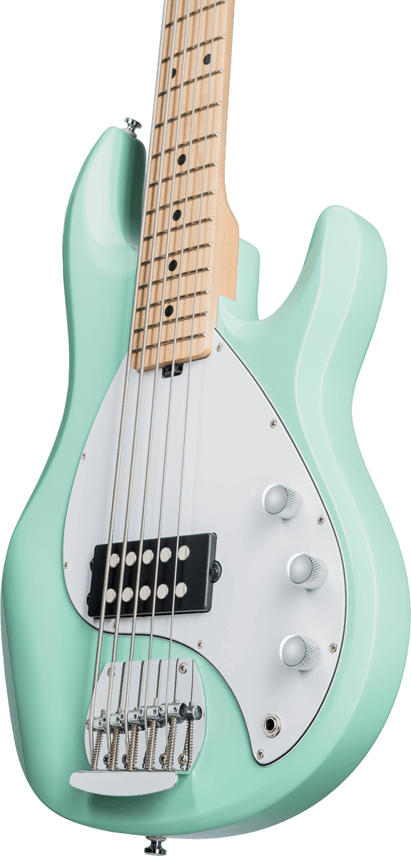 Sterling By Musicman Sub Ray5 5-cordes Active Jat - Mint Green - Solid body elektrische bas - Variation 3