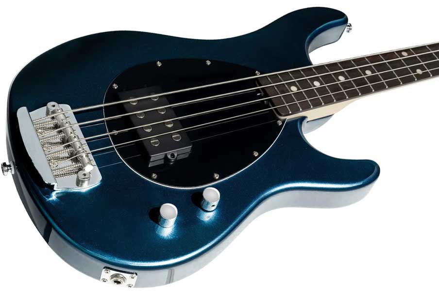 Sterling By Musicman Sterling Sb14 Ltd 1h Rw - Blue Pearl - Solid body elektrische bas - Variation 2