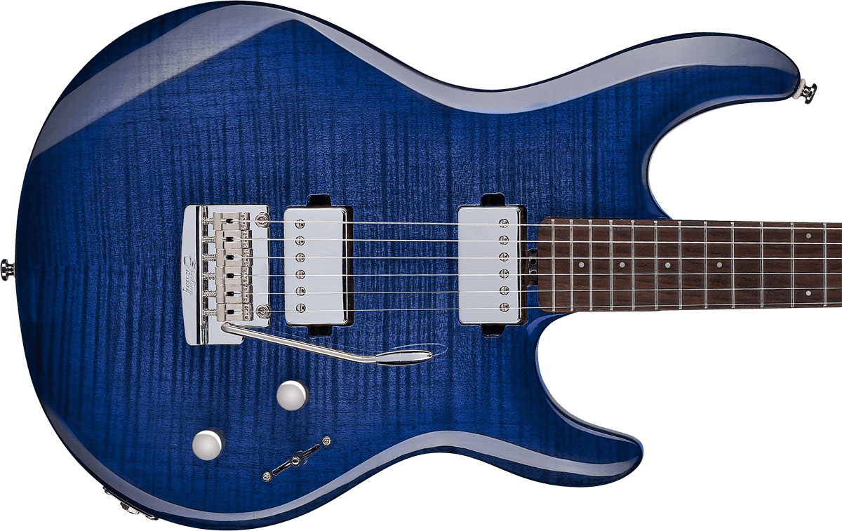 Sterling By Musicman Steve Lukhater Luke Lk100 Signature Hh Trem Rw - Blueberry Burst - Elektrische gitaar in Str-vorm - Variation 2