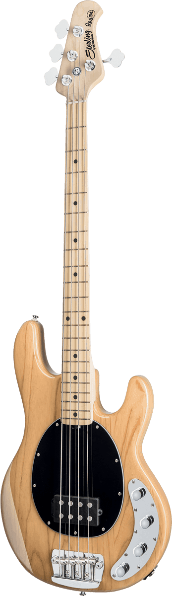 Sterling By Musicman Stingray Ray34 Active Mn - Natural - Solid body elektrische bas - Variation 2