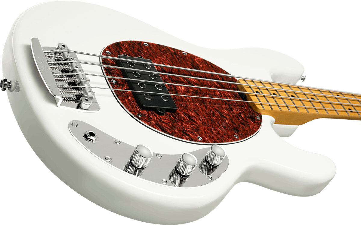 Sterling By Musicman Stingray Classic Ray24ca Active 1h Mn - Olympic White - Solid body elektrische bas - Variation 2