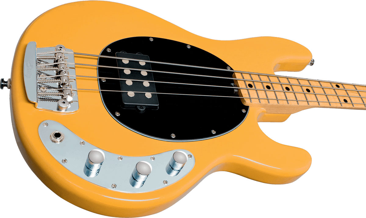 Sterling By Musicman Stingray Classic Ray24ca Active 1h Mn - Butterscotch - Solid body elektrische bas - Variation 5