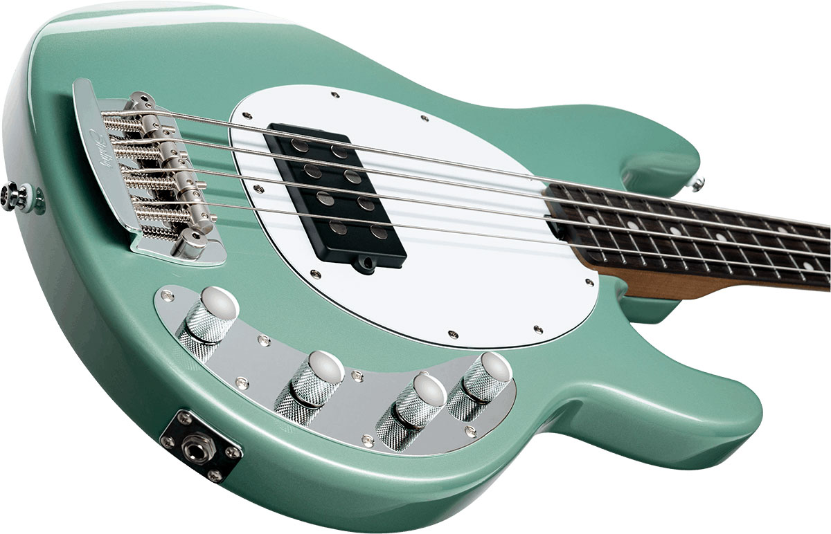 Sterling By Musicman Stingray Ray34 1h Active Rw - Dorado Green - Solid body elektrische bas - Variation 2