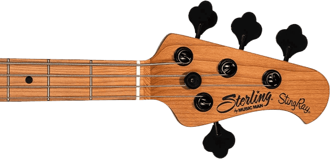 Sterling By Musicman Stingray Ray34ash H Active Mn - Ash Black - Solid body elektrische bas - Variation 2
