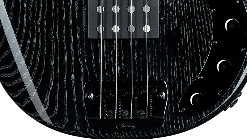 Sterling By Musicman Stingray Ray34ash H Active Mn - Ash Black - Solid body elektrische bas - Variation 3