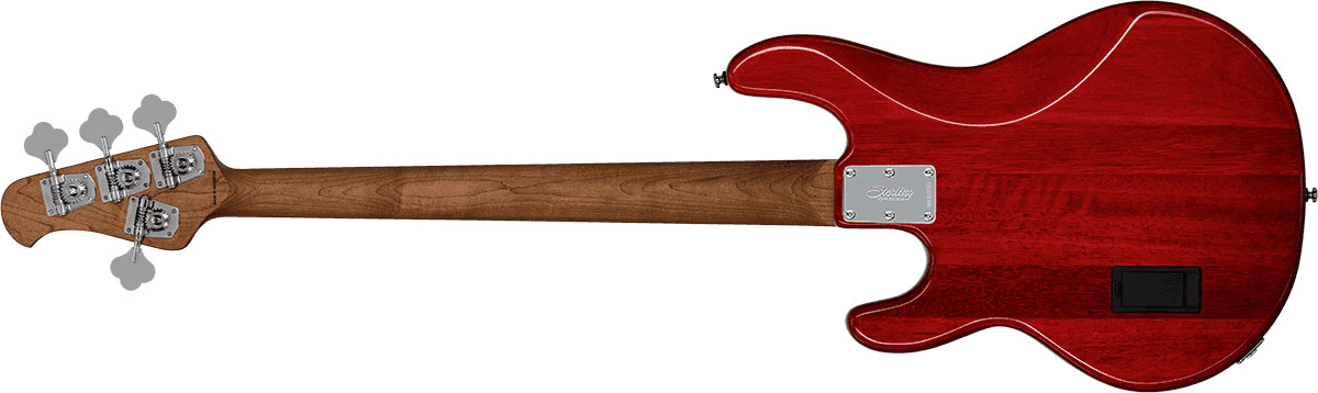 Sterling By Musicman Stingray Ray34fm H Active Rw - Heritage Cherry Burst - Solid body elektrische bas - Variation 2