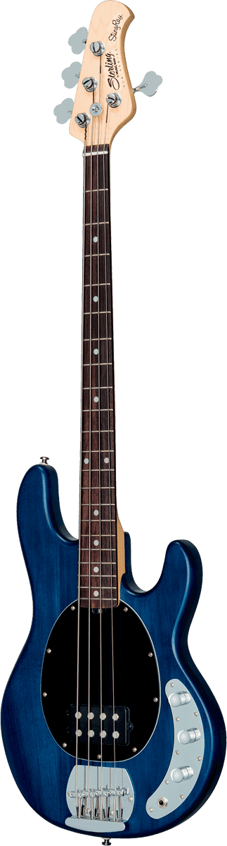 Sterling By Musicman Sub Ray4 Active Jat - Trans Blue Satin - Solid body elektrische bas - Variation 2