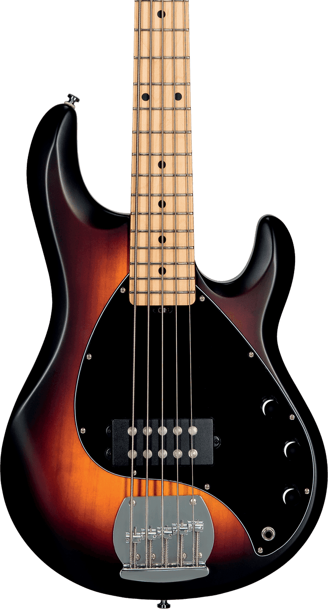 Sterling By Musicman Sub Ray5 5-cordes Active Mn - Vintage Sunburst Satin - Solid body elektrische bas - Variation 1