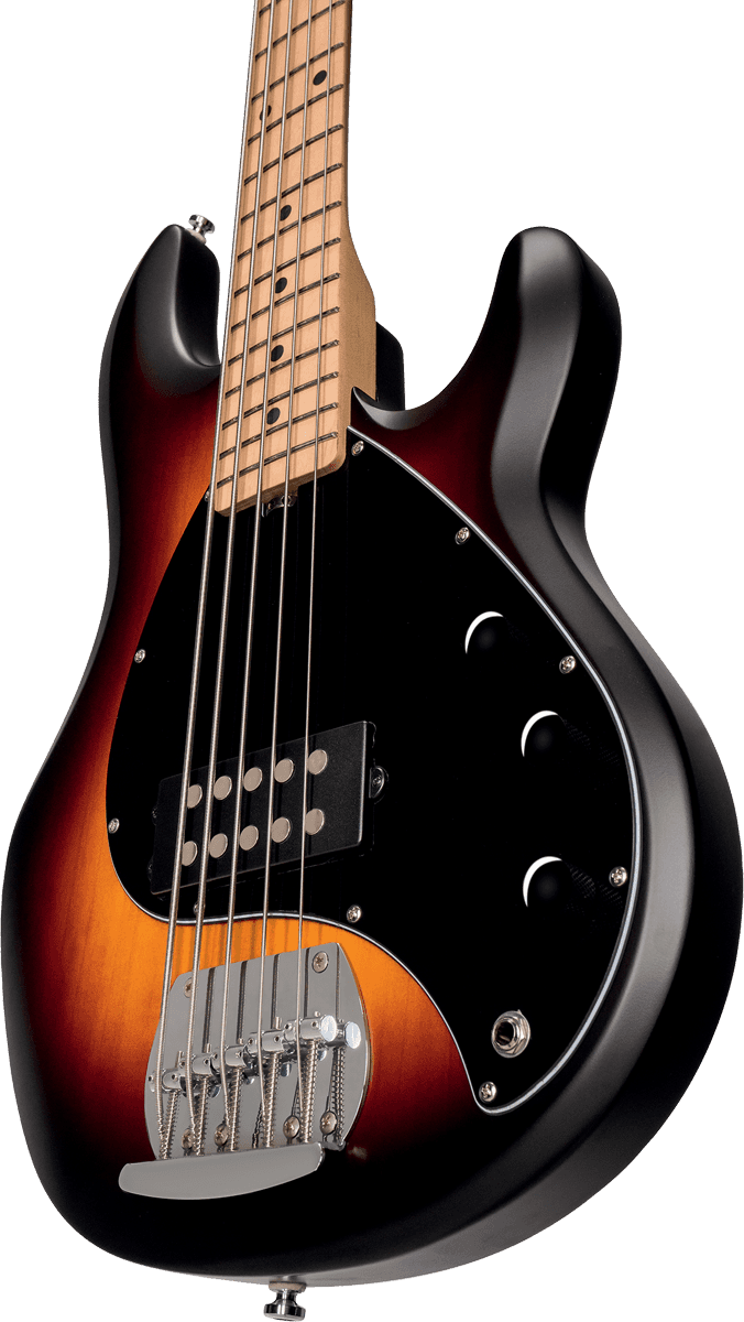 Sterling By Musicman Sub Ray5 5-cordes Active Mn - Vintage Sunburst Satin - Solid body elektrische bas - Variation 3