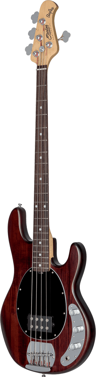 Sterling By Musicman Sub Ray4 Active Jat - Walnut Satin - Solid body elektrische bas - Variation 2