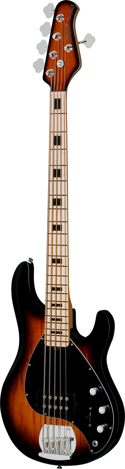 Sterling By Musicman Stingray4 5-cordes 1h Mn - Vintage Sunburst - Solid body elektrische bas - Variation 1
