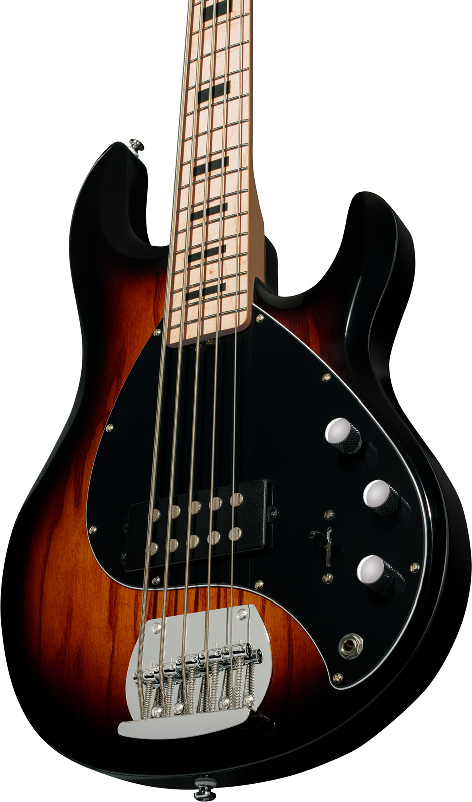 Sterling By Musicman Stingray4 5-cordes 1h Mn - Vintage Sunburst - Solid body elektrische bas - Variation 4