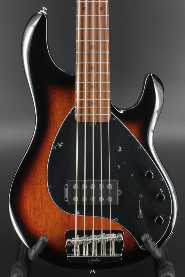 Sterling By Musicman Stingray5 Ray35 5c H Active Mn - Vintage Sunburst - Solid body elektrische bas - Variation 2