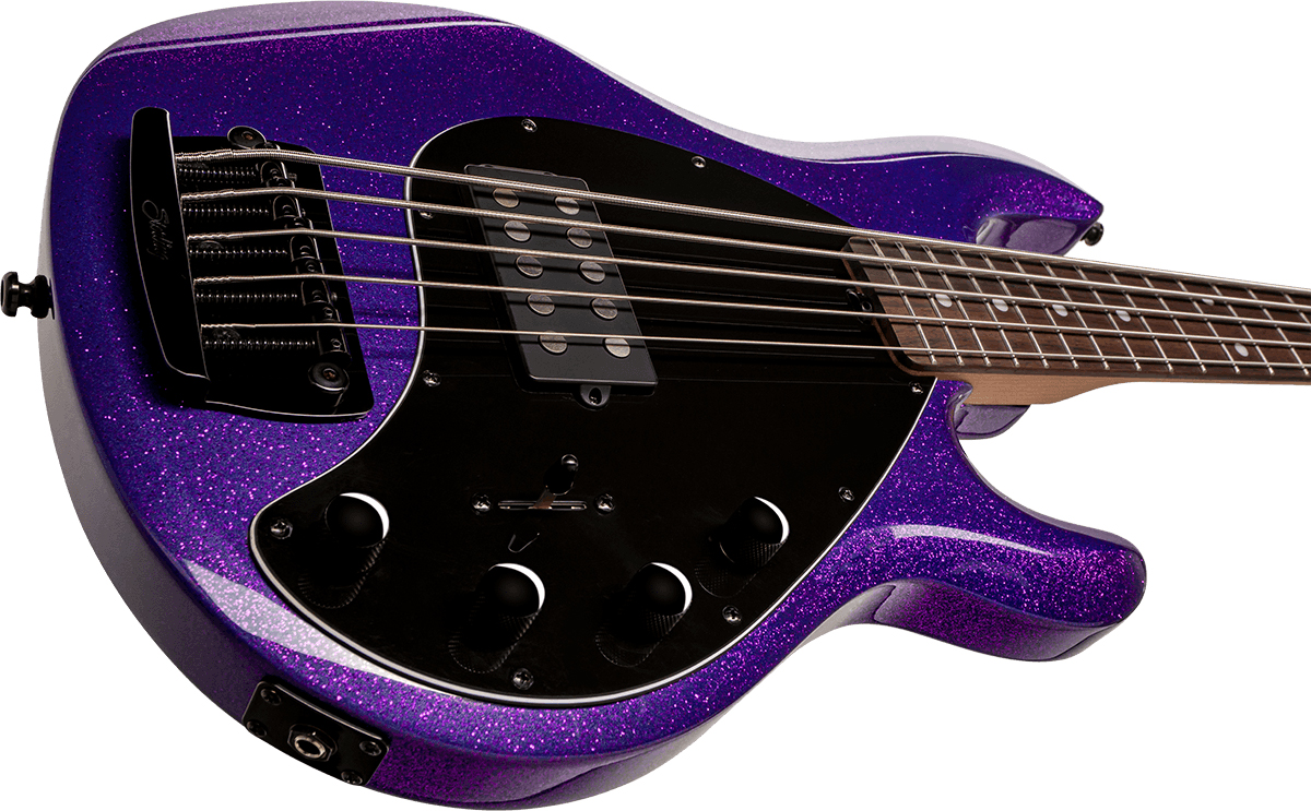 Sterling By Musicman Stingray5 Ray35 5c H Active Rw - Purple Sparkle - Solid body elektrische bas - Variation 2