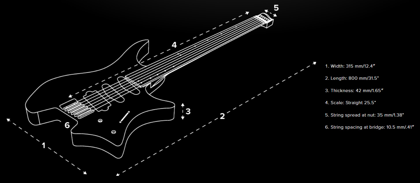 Strandberg Boden Essential 6 2h Ht Rw - Black Granite - Elektrische reisgitaar - Variation 4