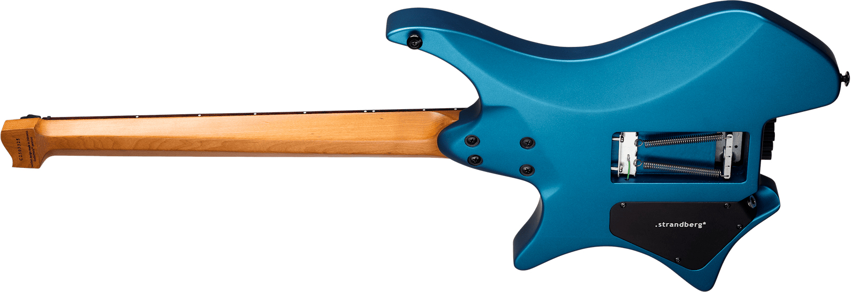 Strandberg Boden Essential 6 Tremolo 2h Trem Rw - Whale Blue Metallic Satin - Metal elektrische gitaar - Variation 1