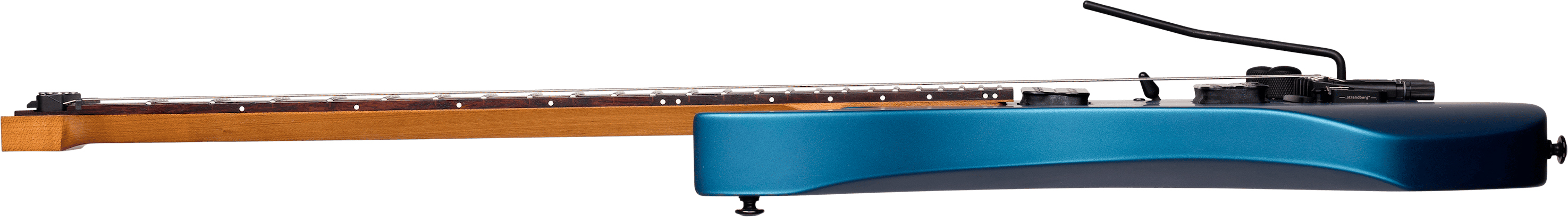 Strandberg Boden Essential 6 Tremolo 2h Trem Rw - Whale Blue Metallic Satin - Metal elektrische gitaar - Variation 2