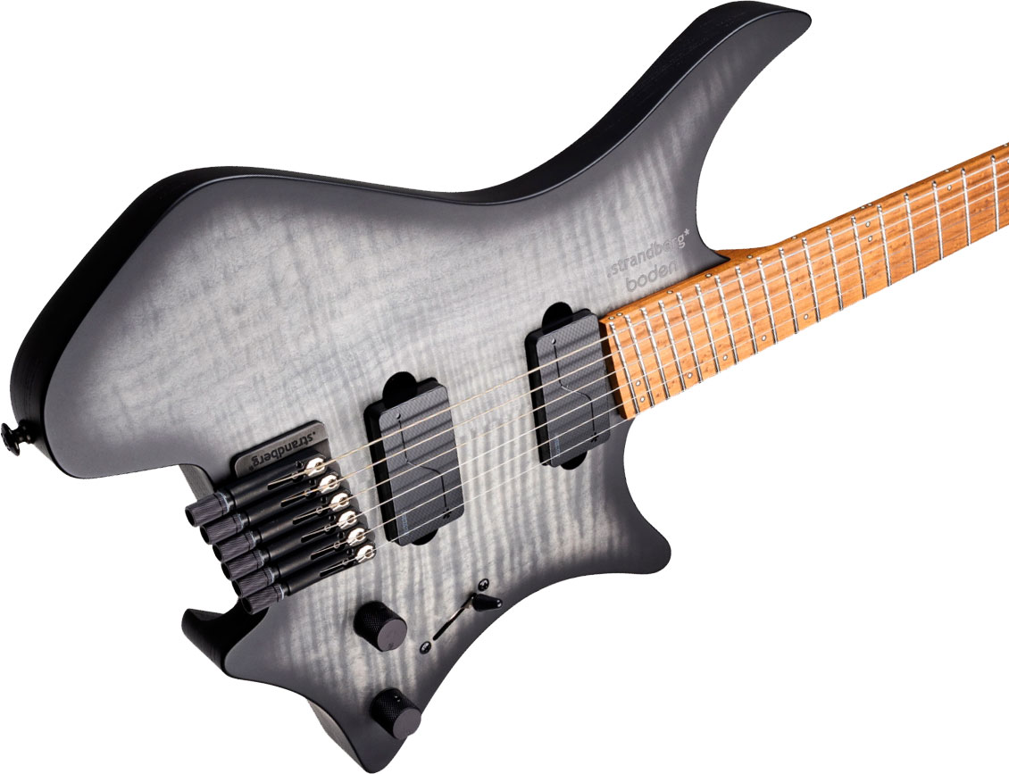 Strandberg Boden Original N2.6 6c 2h Fishman Fluence Ht Mn - Black Denim Burst Satin - Multi-scale gitaar - Variation 3