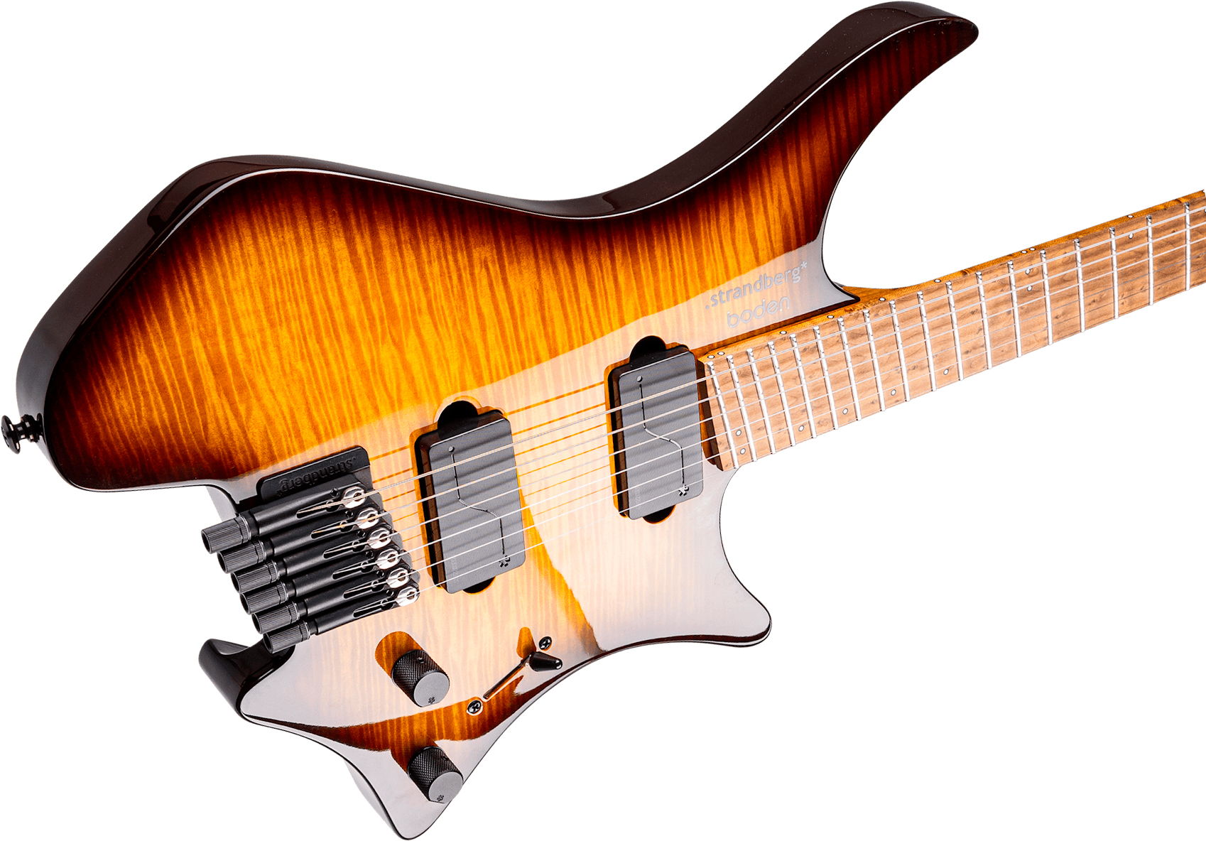 Strandberg Boden Original N2.6 6c 2h Fishman Ht Mn - Amber Haze Burst Gloss - Multi-scale gitaar - Variation 3