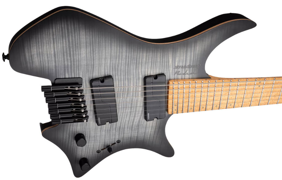 Strandberg Boden Original Nx 7c Multiscale 2h Fishman Fluence Modern Ht Mn - Charcoal Black - Multi-scale gitaar - Variation 4